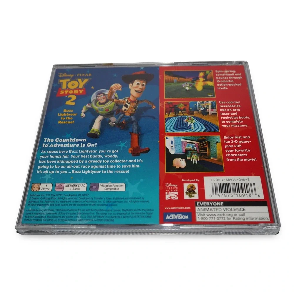 Toy Story 2 Buzz Lightyear to the Rescue PlayStation 1 PS1 1999 CIB SLUS-00893